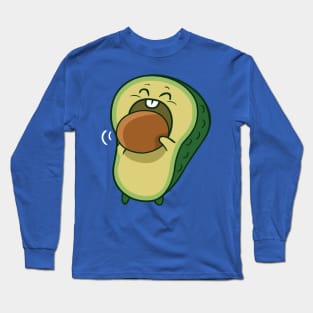 Avocado eating the bone Long Sleeve T-Shirt